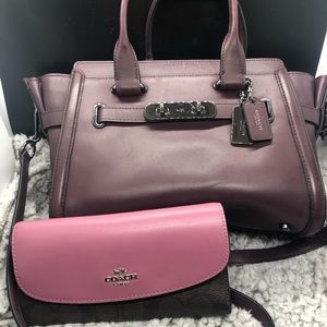 Coach purse and wallet set